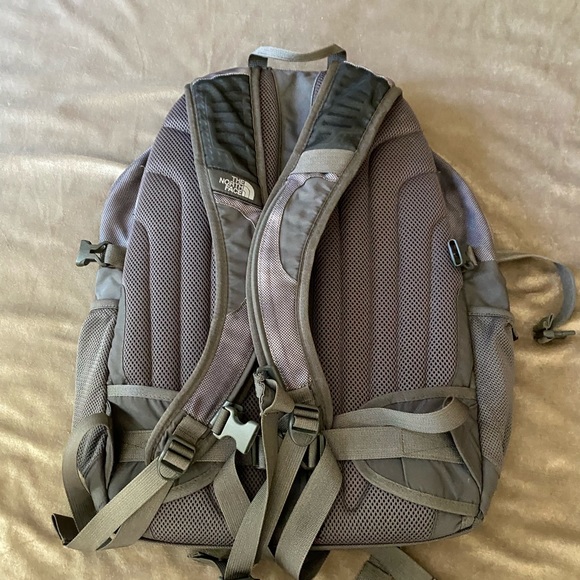 Gray & Green North Face Recon Backpack - Picture 6 of 8